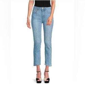 NWOT Cavalli Class Split Seam HR Cropped Jeans Sz 30